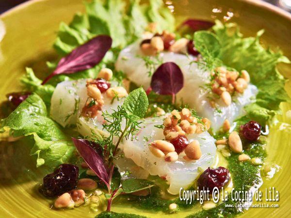 carpaccio de bacalao