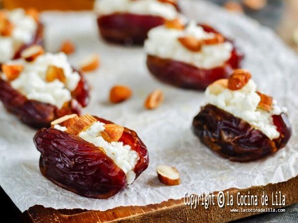 Dátiles rellenos - La Cocina de Lila