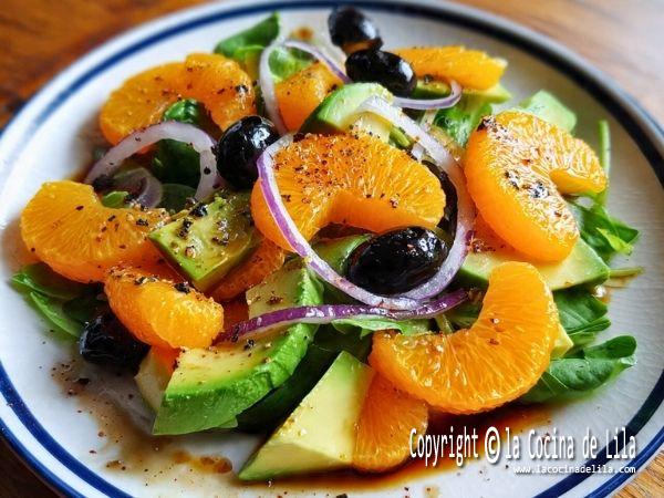 ensalada de naranja