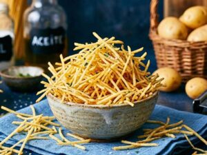 patatas paja como se hacen