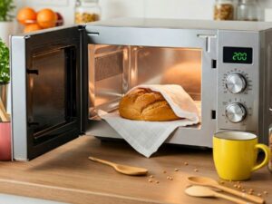 "Trucos para microondas: Una guía visual con consejos y técnicas para aprovechar al máximo tu microondas.