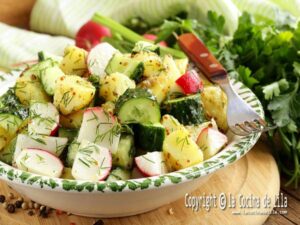 6 recetas de ensaladas con patatas