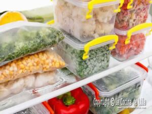 Congelar verduras correctamente