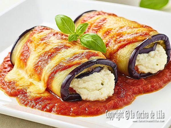 canelones de berenjena
