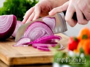 Cómo picar cebolla sin llorar