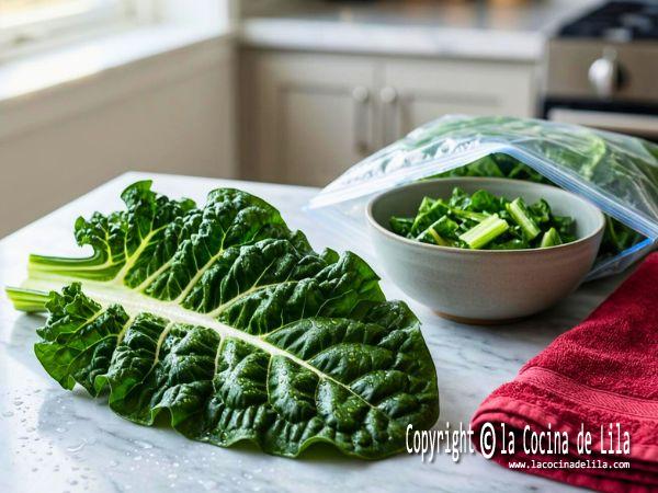 congelar acelgas