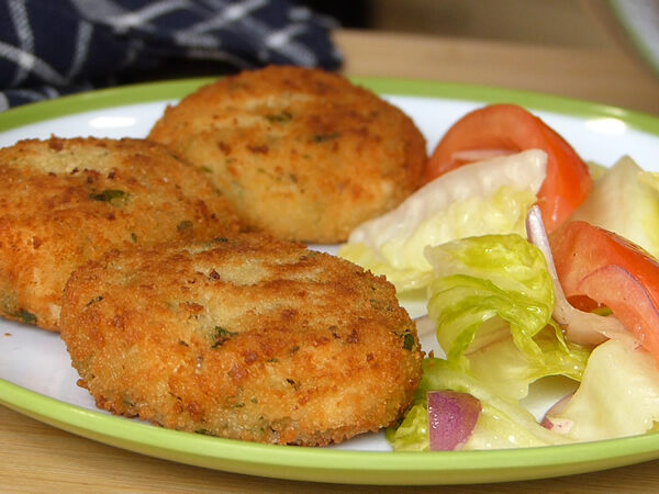 Receta de tortitas de pollo