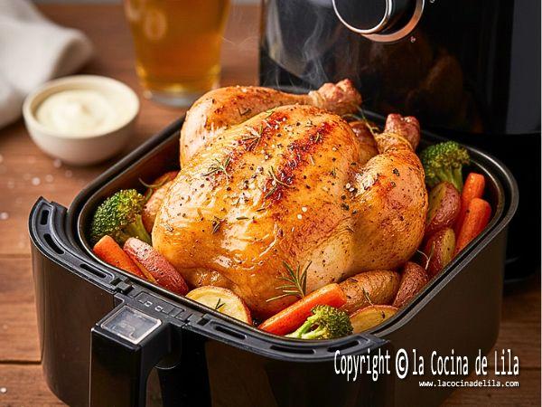 pollo en freidora de aire